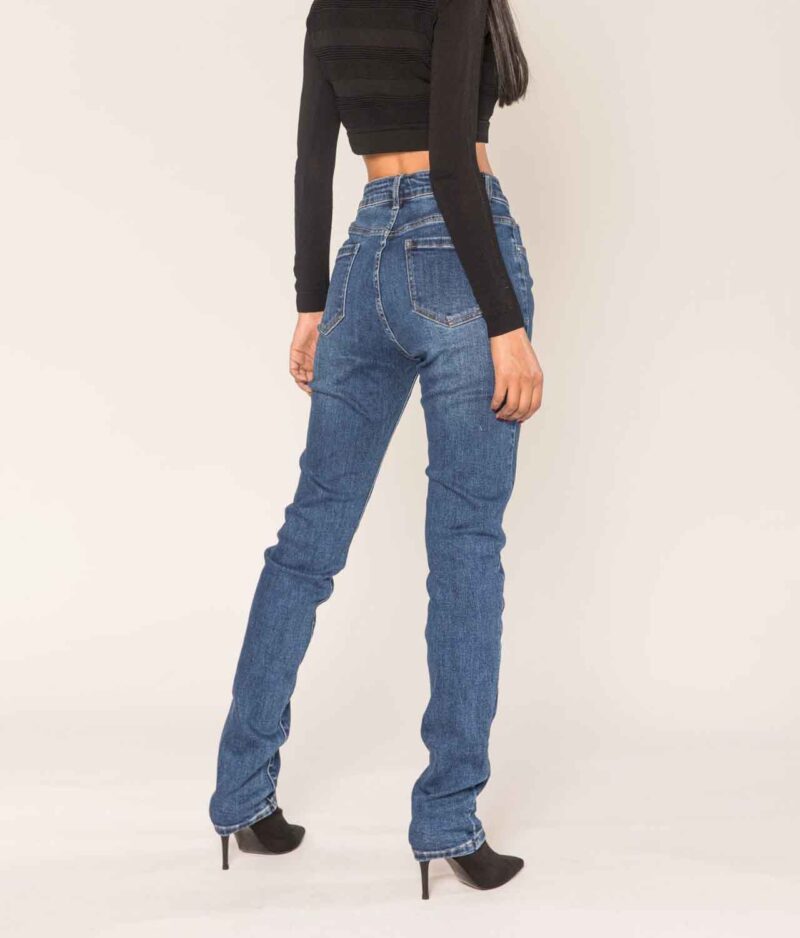Mom podaljšane jeans hlače P177-5-1-c