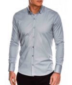 Moška srajca OMBRE K504-GREY
