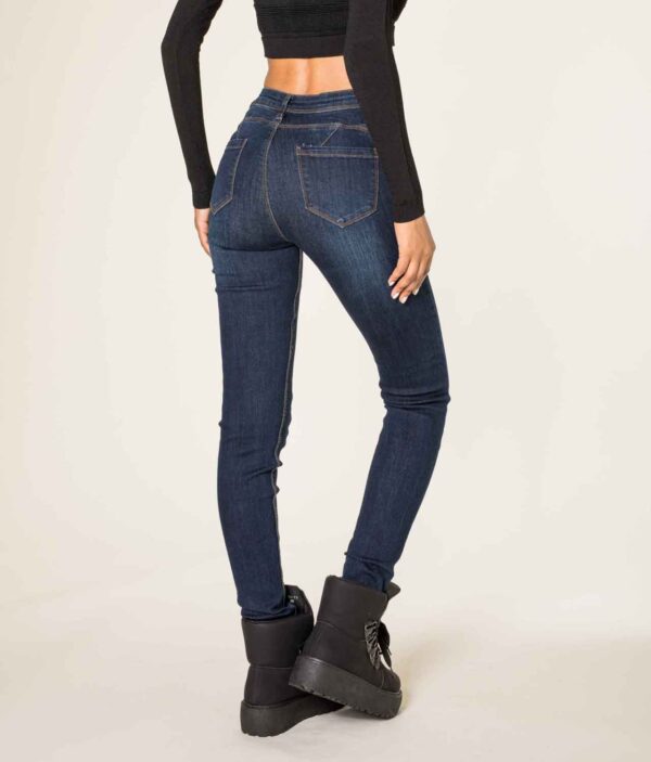 Damenjeans PUSH UP P076-2B-b