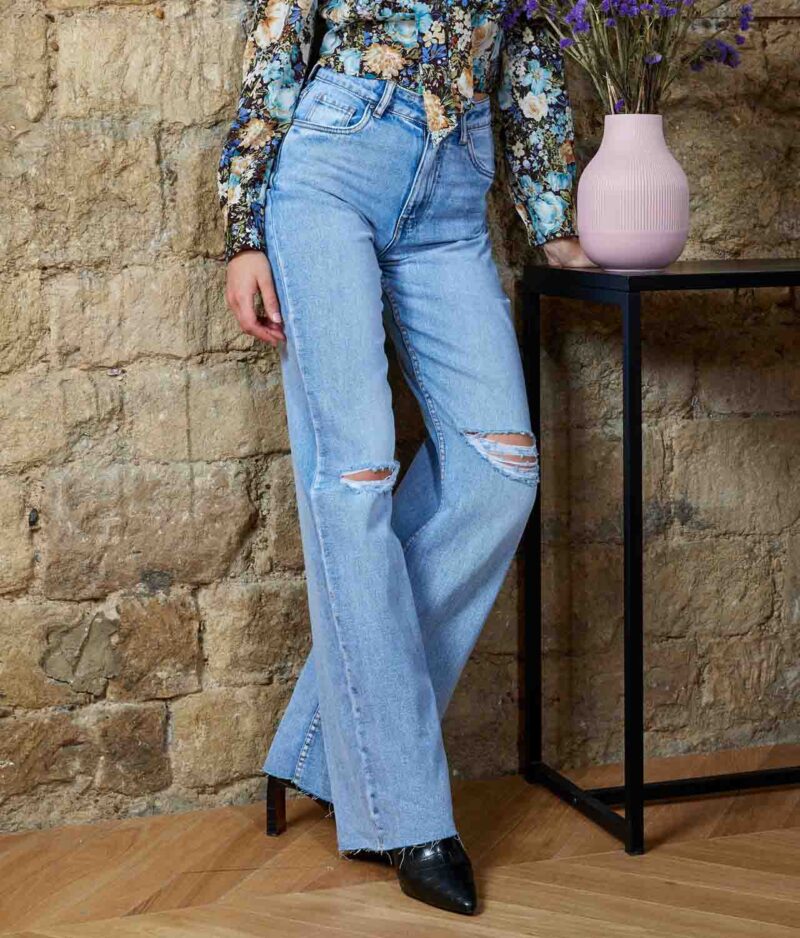 Ženske jeans hlače L21012-1