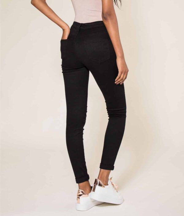 Ženske skinny kavbojke P085-1-BLACK-b