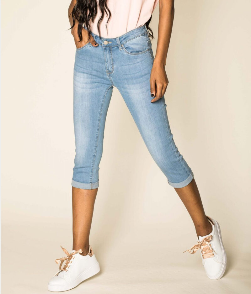 Jeans kapri hlače Nina Carter P132-6