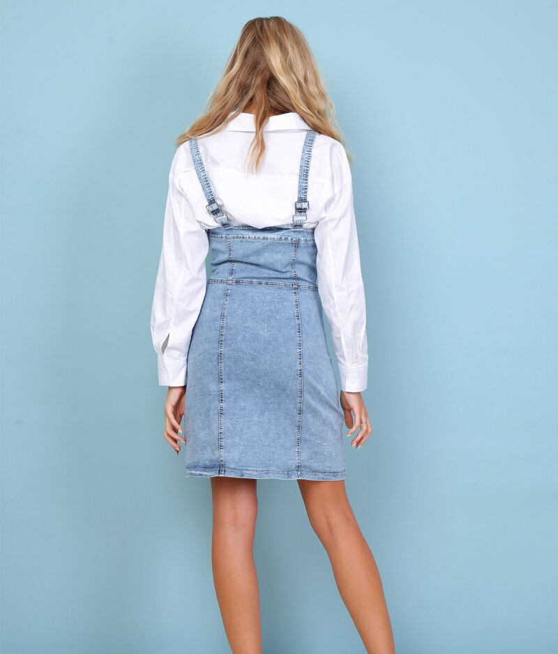 Ženska jeans obleka A2715-a
