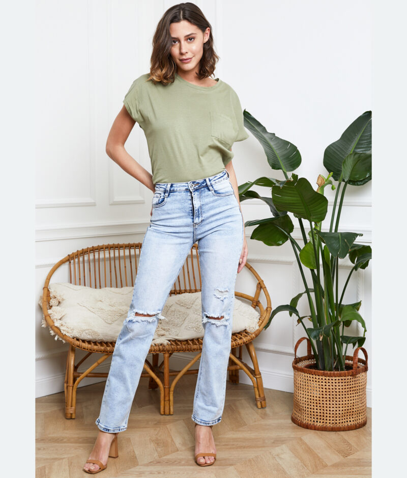 Erweiterte Jeans Regular Fit F-3428-d