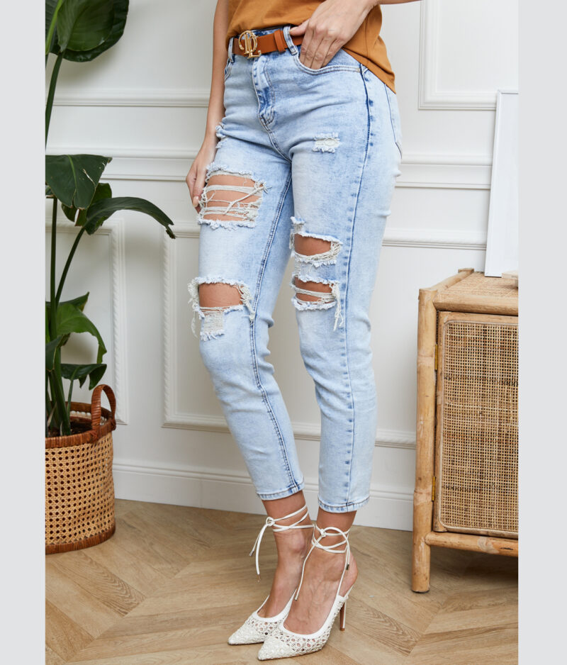 Push-up-Jeans Mom Fit F-3406a