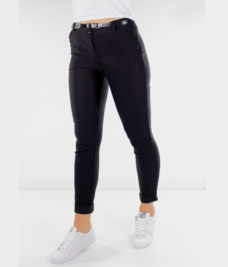 Hlače z elastanom 2825-black.1
