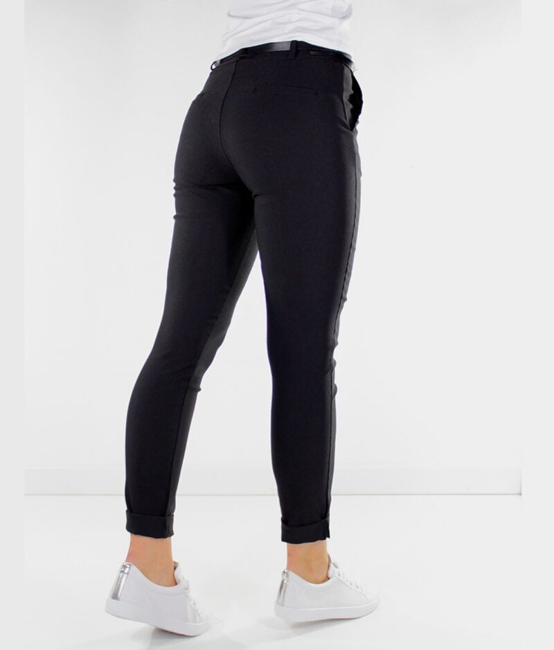Hlače z elastanom 2825-black.2