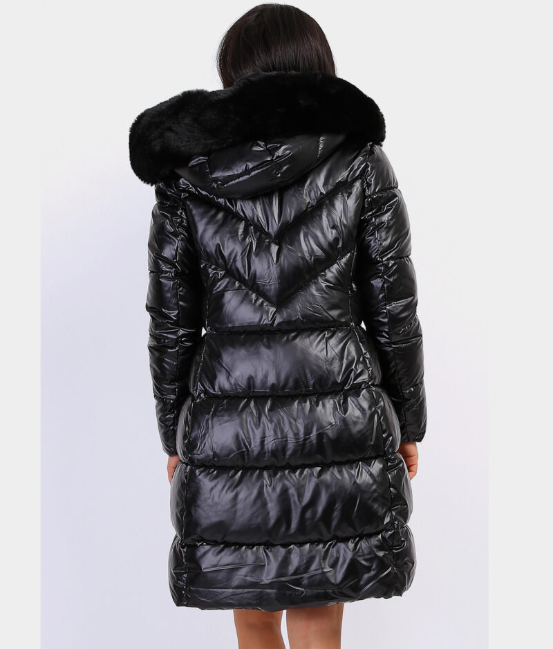 Ženska dolga bunda A110-black.1