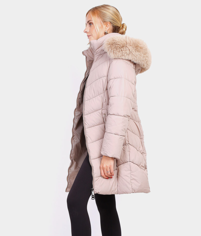 Lange Damenjacke TY229006-beige.2