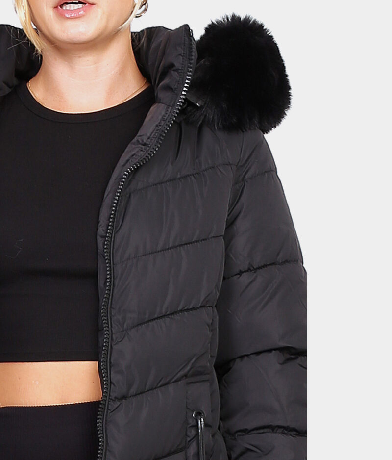 Lange Damenjacke TY229006-schwarz.1.3