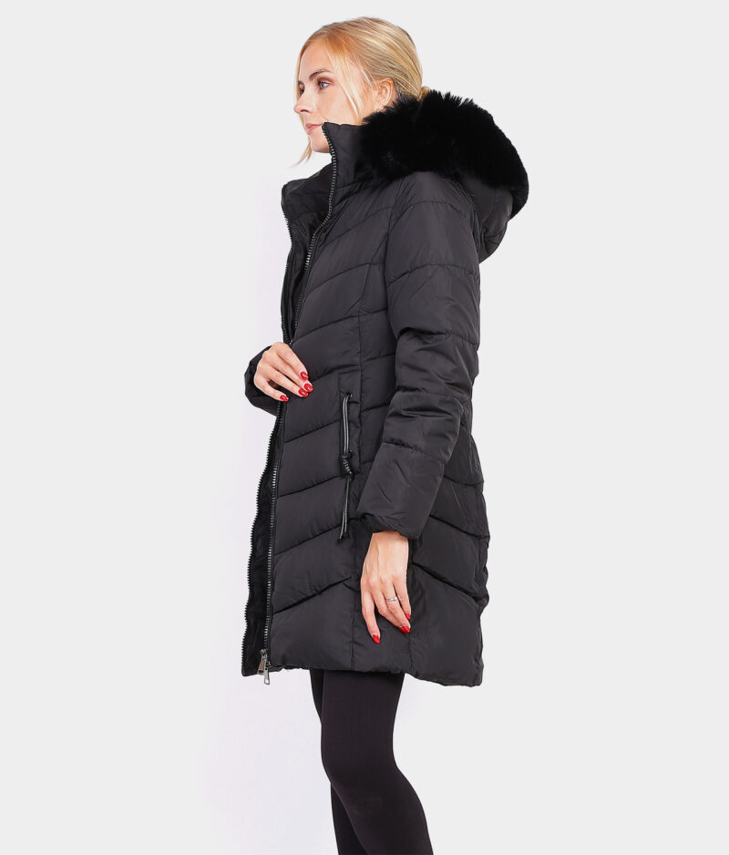 Lange Damenjacke TY229006-schwarz.2