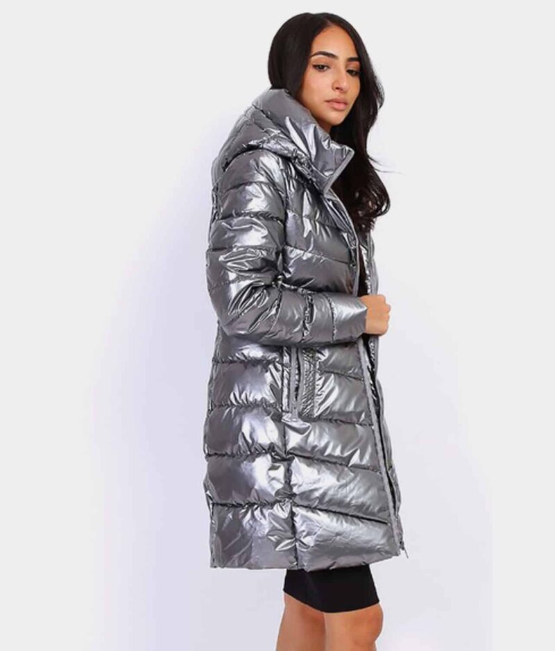 Damen Winterjacke A107-silver.a