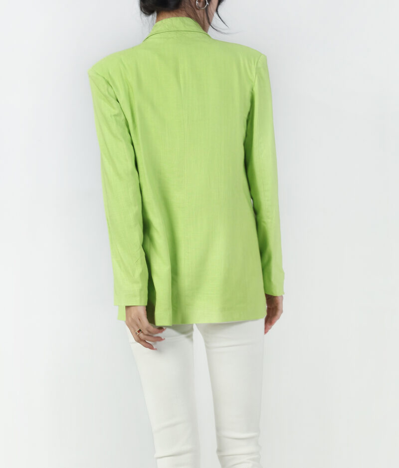 Leinenblazer 8762-Copperose-l.green.c