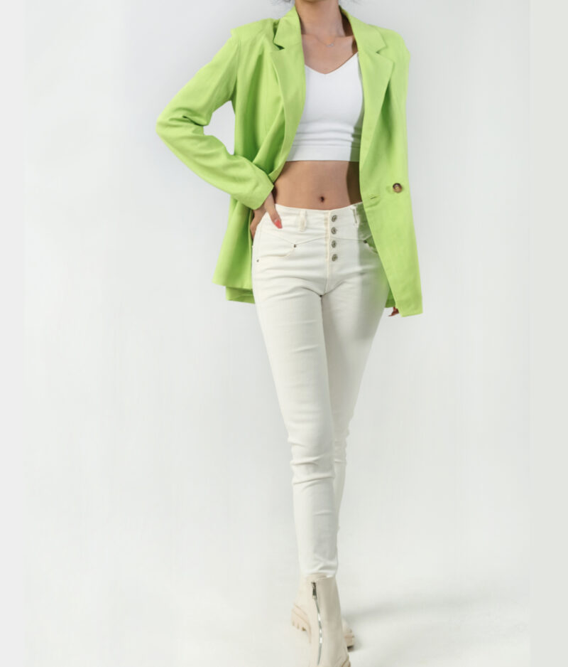 Leinenblazer 8762-Copperose-l.green.d