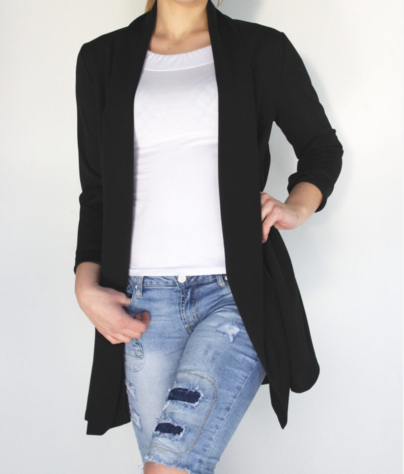 Damenblazer 12253-schwarz