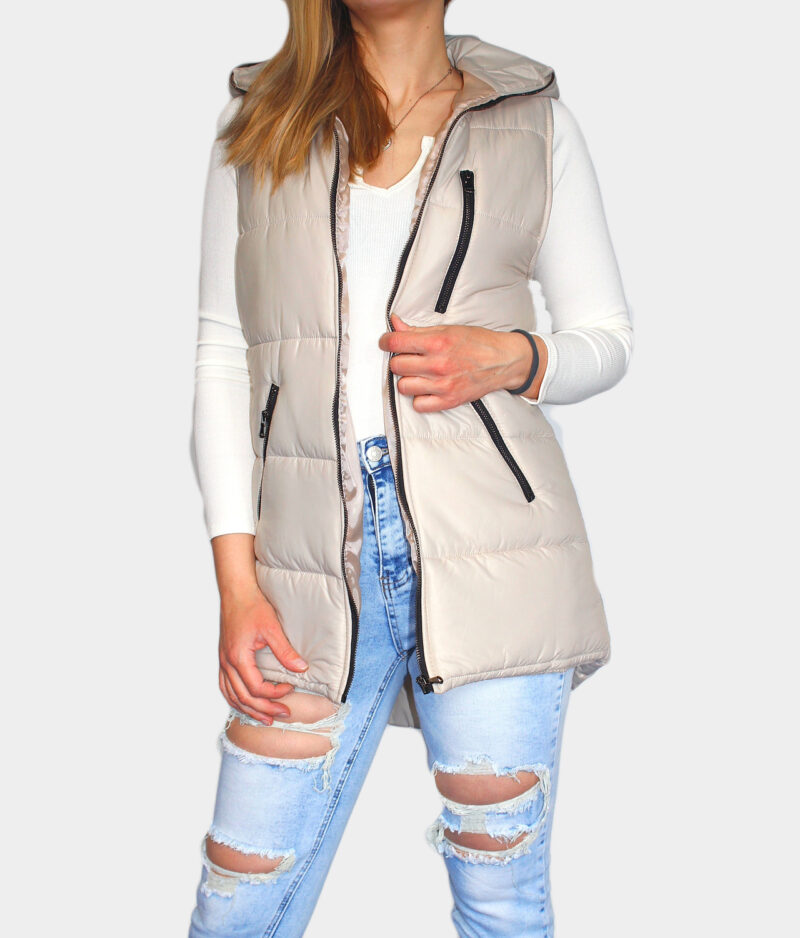 Damenweste 8390-beige