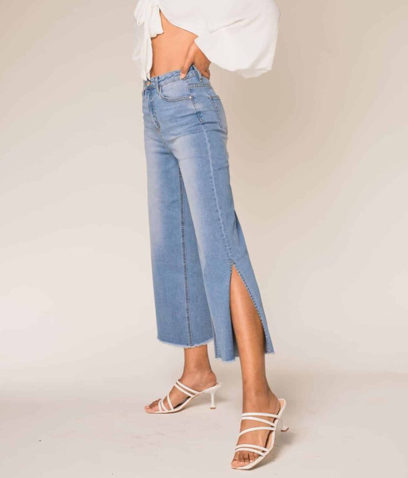 Jeans hlače 34 z razporkom Q1867.c