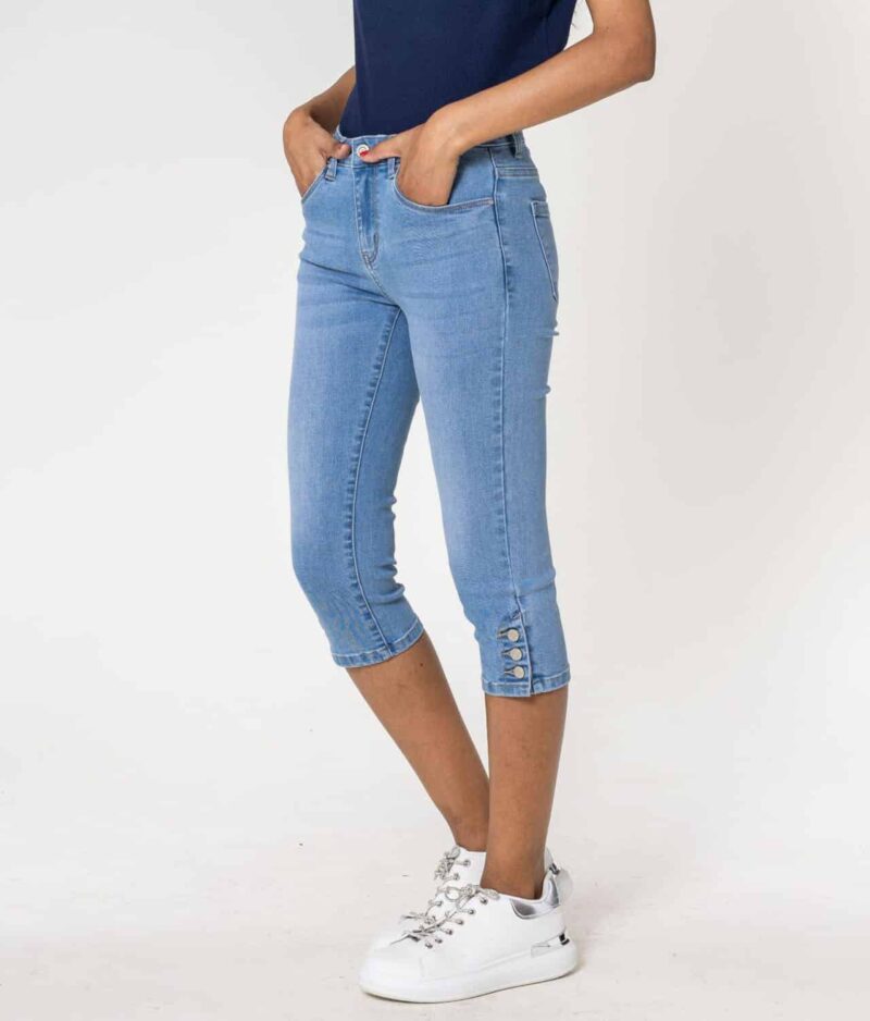 Ženske jeans capri hlače P516-2.a