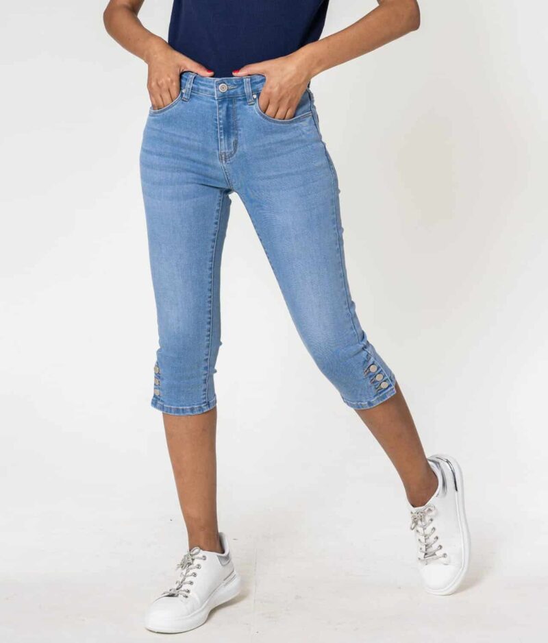 Ženske capri hlače jeans P516-6