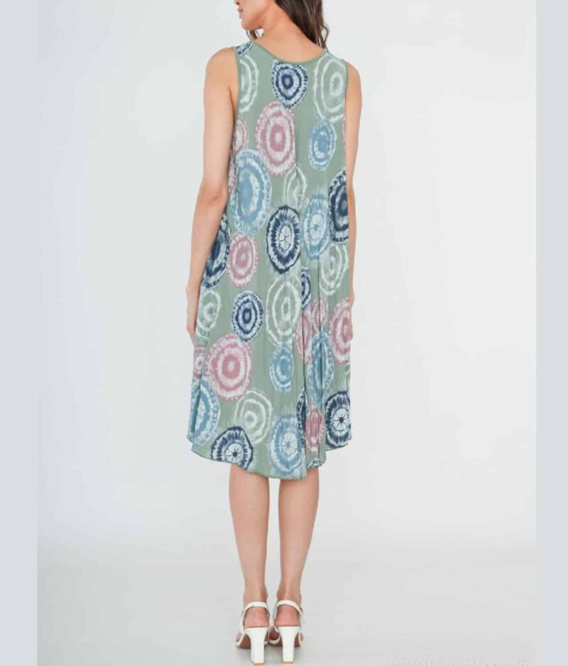 Viskose-Sommerkleid R31-khaki.b