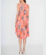 Poletna obleka iz viskoze R31-orange.c