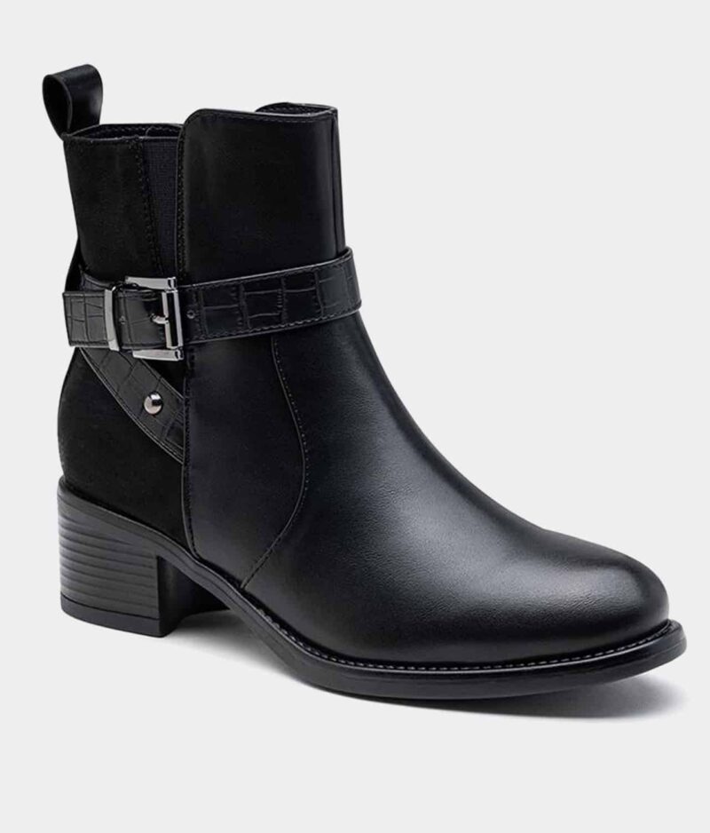 Ženski gležnarji F6678-black.b