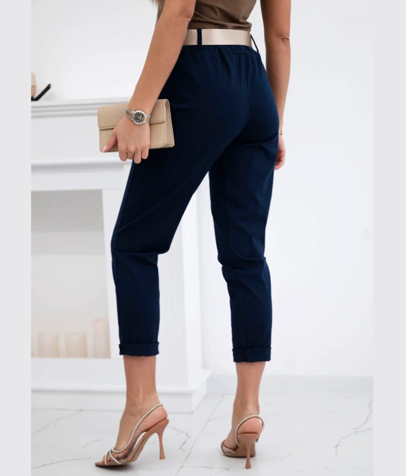 Damenhose mit Gürtel 6773-d.blue.b