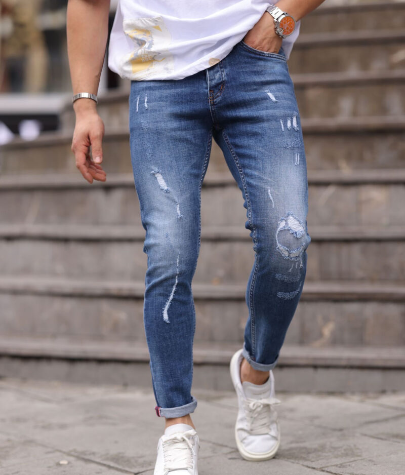 Muške traperice s elastinom 80228