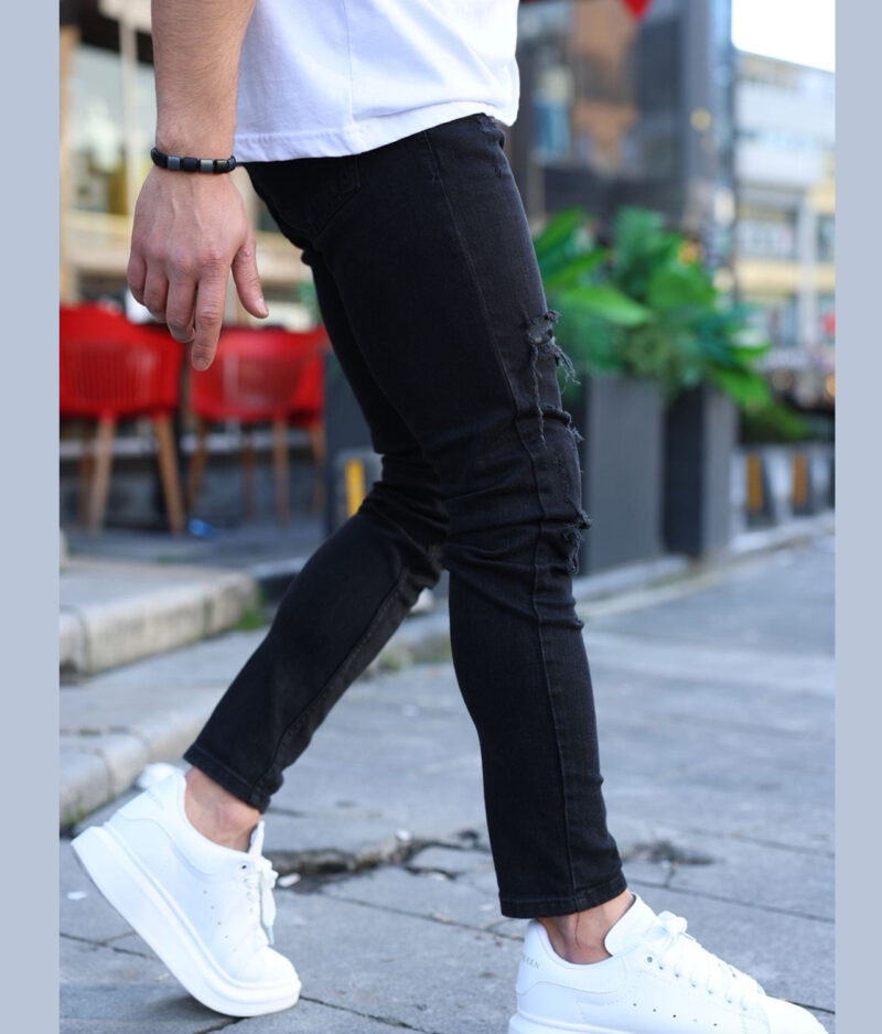 Črne kavbojke i8denim 80175.a