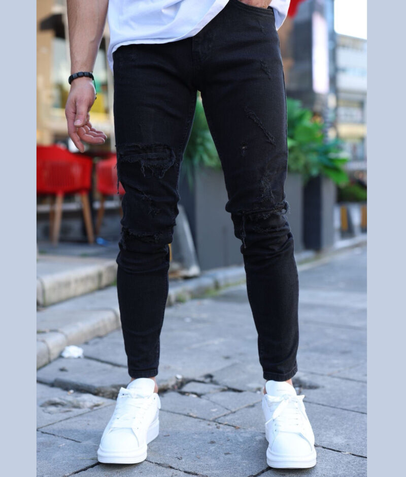 Črne kavbojke i8denim 80175.b