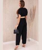 Kombinezon z okrasnim pasom 5877-black.1