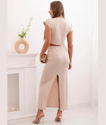 Komplet krilo z majico 10092-beige.1