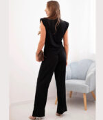Komplet majice in hlač 10064-black.1