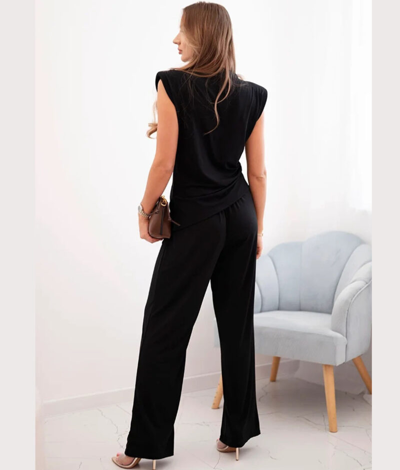 Komplet majice in hlač 10064-black.1