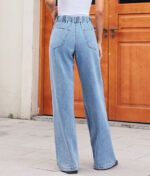 Jogger jeans hlače wide leg jp8351.e