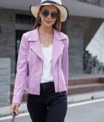 Damen Wildlederjacke 1759 flieder