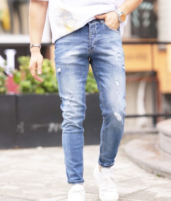 Domov 10 Moške kavbojke Skinny Fit 80335