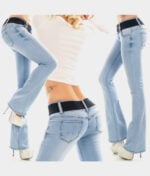 Kavbojke nizek pas na zvonec w388