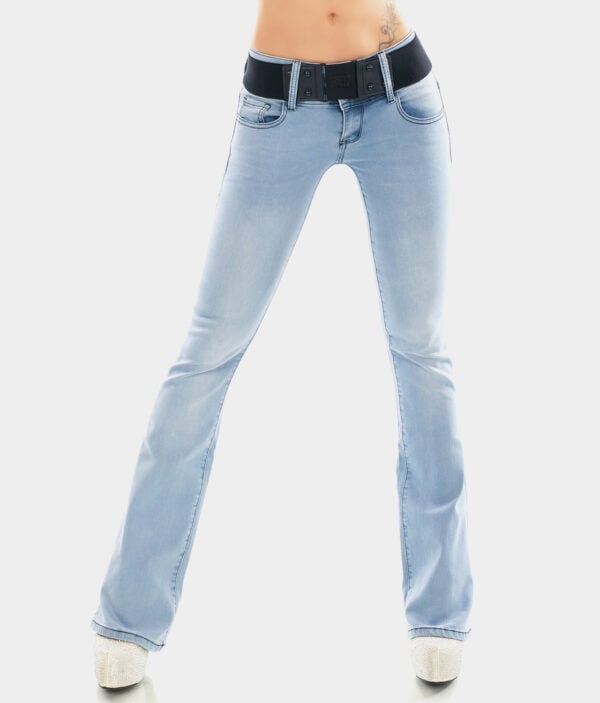 Kavbojke nizek pas na zvonec w388.a