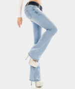 Traperice niskog struka s zvonastim donjim dijelom w388.d