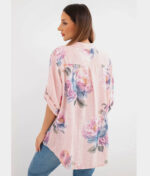 Pamučna bluza s printom 12038-ružičasta.a