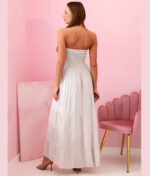 Poletna dolga obleka 4635-beige.a