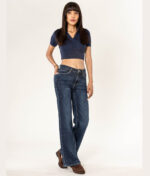 Kavbojke Flared Fit Nina Carter P080-4.g