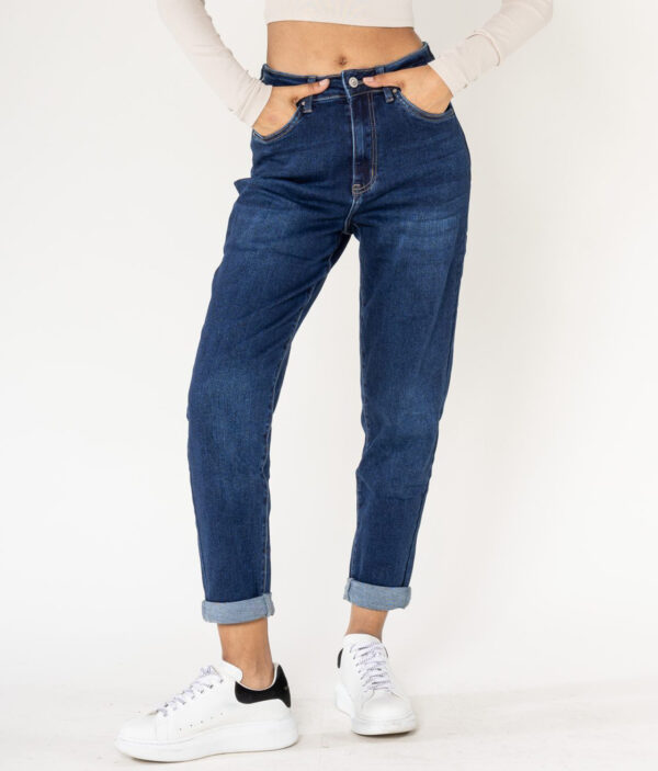 Domov 11 Kavbojke mom fit stretch Nina Carter P502-9.c