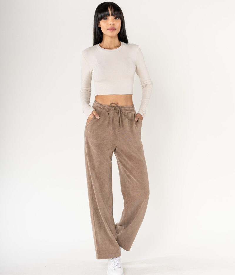 Nina Carter Samt-Freizeithose J25-8.d